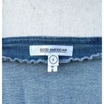 Good American NWOT  Zip Front Denim Tank Photo 6