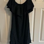 ZARA Woman Black Off The Shoulder Dress Size Small Photo 5