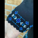 Sandro Safe Scalloped Beaded A-Line Dress size 40/4 Photo 3