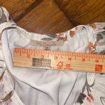 My Danielle flowy Floral Blouse top shirt size medium Orange Photo 4