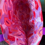 Clinique  Tote Red Purple Pink Lips NWT. Photo 3