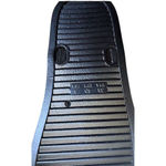 Capelli New York Black Glitter Textured Thong Molded Platform Sparkly Flip Flops Photo 10