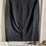 Gap Vintage Denim Knee-length Pencil Skirt with Metallic Pinstripes Photo 1
