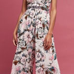 Anthropologie Anthro Plenty by Tracy Reese Gwyneth Floral Wide Leg Jumpsuit Photo 0