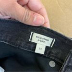 Madewell  Rigid Denim A-Line Mini Skirt in Lunar Wash: Button-Front Edition Photo 8