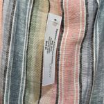 Drew NWT  Anthropologie small Emerson Striped Strapless linen Jumpsuit Photo 5