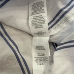 Aerie Oversized Good Day Button Down Shirt Blue & White Striped Cotton Photo 9