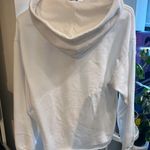 Abercrombie & Fitch Hooded Sweatshirt Hoodie White Oversized Tennis Photo 3