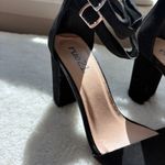 Rue 21  Black Ankle Strap Heeled Sandals Party‎ Dressy Evening Out Shoes Photo 1