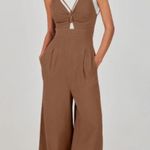 Amazon Linen Blend Wide Leg Jumpsuit Photo 3