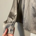 Fifteen Twenty  Metallic Taupe Blouse Photo 2