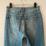 SLVRLAKE London Crop Straight Leg Jeans High Rise Medium Wash Women's size 29 Blue Photo 10
