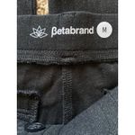 Betabrand  Classic Black Pinstripe Dress Stretch Boot Cut Yoga Pants Women Medium Photo 7