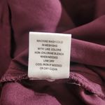 A. Moss Burgundy Lace Long Sleeve Top Size Small Oxblood Lace Top Red Photo 6