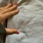 Aerie Blue and White Stripped Pants Photo 2