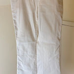 Coldwater Creek  EUC Women's White Wide Leg Sailor Pants w/Button Detail Size 8 Photo 0