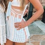 Wild Honey Striped Pastel Romper Photo 0