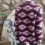 Orvis  Aztec Fleece Purple Pink 1/4 Zip Jacket Women's Size Medium Photo 2