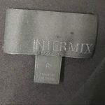 Intermix Black Plunge Bell Sleeve Top Front Tie Blouse Size P Photo 11