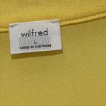 Wilfred Pose Long Sleeve Button Up Blouse Yellow Button Down Shirt Large Aritzia Photo 2