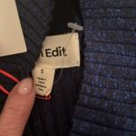 Open Edit 💥REDUCED💥 NEW Sparkle Cutout Sweater in Navy Blazer Small Photo 3