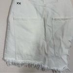 Sandy Liang  White Tams Frayed Denim Mini Skirt Photo 12