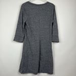 Mossimo Supply Co Dress Womens Shirt 3/4 Sleeve Heather Knee Length Gray Medium Photo 4