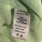 ASTR The Label Heiress Ruched Mini Dress – Mint Orange Ditsy – Size Small Photo 5