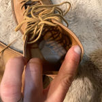 Free People  Truxton Lace Boots Size 38 Leather Pointed Toe Women's Brown Photo 7