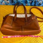 Unbranded Brown Studded Satchel Handbag w Crossbody Strap Photo 14