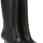 Vince  NY Beverly Wedge Leather Boots Size 8.5 Black- NEW In Box with dust bag! Photo 0