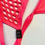 Victoria's Secret  Crochet Fishnet Racerback Bralette Size‎ XS Neon Coral NEW Photo 6