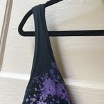 Trendy & Tipsy black Jimi Hendrix purple haze sleeveless lace up vneck bodysuit Photo 4