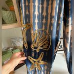 Chasing unicorns under the sea appliqué embroidered pants Blue Size XS Photo 6