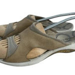 Merrell Palmetto Women Taupe Leather Sandals Size 12 Slide Confort Outdoor Photo 0