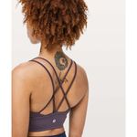 Lululemon Pushing Limits Bra Cyber Purple Size 6 Strappy Longline Photo 2