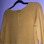 Cynthia Rowley M Sweater Mustard Yellow 3/4 Sleeve Photo 6