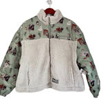 Disney  Parks Haunted Mansion Sherpa Cropped Jacket NEW Photo 0