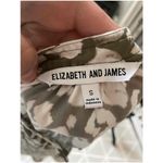 Elizabeth and James  Leopard Print Button Front Tiered Mini Dress Womens Size S Photo 5