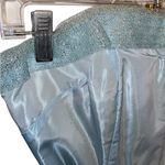 Vintage 50s Fit Flare Ice Blue tea length gown dress princess cinderella costume Photo 6