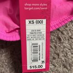 Xhilaration 2 Piece Ribbed Bikini Swim Top & Hipster Bottom XS Women’s Hot Pink Photo 7