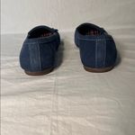 Lands' End  Women's Navy Suede Loafers size 7H (7.5) Photo 3