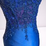 Tiffany Designs Royal Blue Mermaid Prom Gown w/Slit Style 16058 Size 2 Photo 9