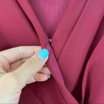 Jenny Packham Bridesmaids Chiffon Wrap Gown Burgundy 0 Photo 6