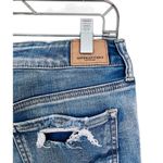 American Eagle White Crochet Pockets High Rise Shorts Size 8 Cut Off Stretch Photo 6