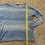 Vince . blue striped boatneck long sleeve top size S Photo 6