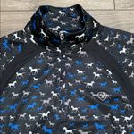 Ariat  Tek Sunstopper 2.0 1/4 Zip Baselayer Horde Print Black Blue Size Medium Photo 2