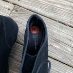 White Mountain  Black Suede Wedge Boots size 9.5 Photo 5