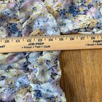 Pleione Purple and Yellow Blouse Vibrant Top Rouching size M New Fairy Cottage Photo 10