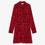 Zadig & Voltaire Refla Soft Wild Dress Color: Crimson Size XS NWT Sold Out Photo 12